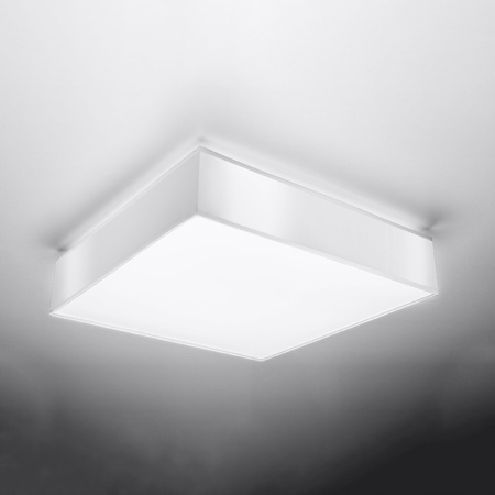 Svítidlo pro povrchovou montáž HORUS 3xE27 Plafond Square 45cm Modern White SOLLUX