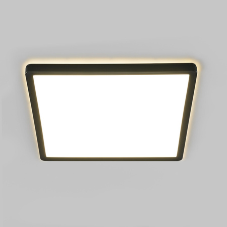 Plafond LED stropní svítidlo pro povrchovou montáž 22W 2900lm 4000K Neutral Black Videx