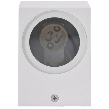 Venkovní zahradní nástěnné svítidlo s LED 1x GU10 BOSTON GOLDLUX (Polux) ALUMINIUM White