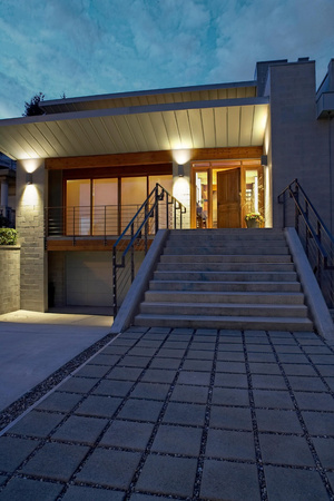 Nástěnné fasádní nástěnné svítidlo ENDURA Classic Square UpDown Black LEDVANCE