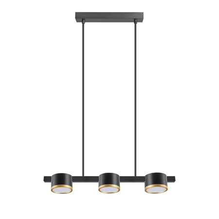 Stropní závěsné svítidlo 3x GX53 Black MIRELLA Sanico Goldlux
