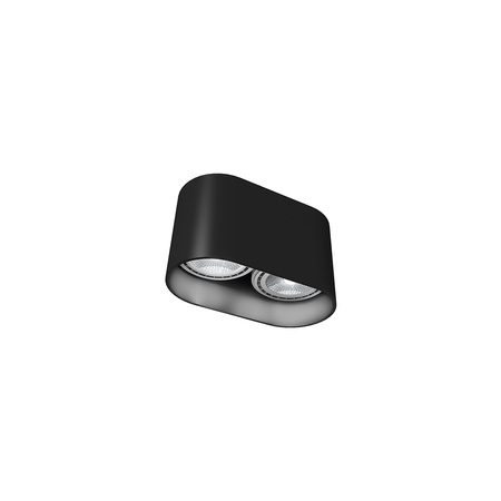OVAL 9240 Nowodvorski stropní lampa černá 2xGU10 bodová trubice povrchově moderní