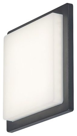 Zahradní lampa LED nástěnná lampa ONTARIO 8W 4000K IP65 čtvercová bílá antracitová RABALUX