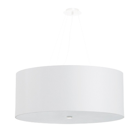 LED závěsné stropní svítidlo OTTO 6xE27 Lustr 70cm bílý SOLLUX