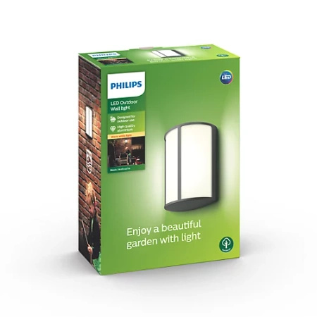 Zahradní lampa LED nástěnná lampa STOCK myGarden 6W 2700K IP44 Antracit PHILIPS