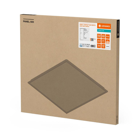 LED podomítkový panel 35 W 3640 lm 230 V IP40 4000 K neutrální bílá UGR <19 Ra ≥ 90 60×60 cm čtvercový COMPACT Ledvance