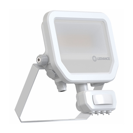 LED reflektor 17W 2200lm 3000K IP65 bílý se senzorem pohybu LEDVANCE Floodlight