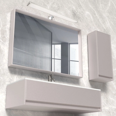 LED nástěnné svítidlo do koupelny 12W 1350lm 4000K Neutrální 120° Chrom IP44 ELBA Sanico Goldlux