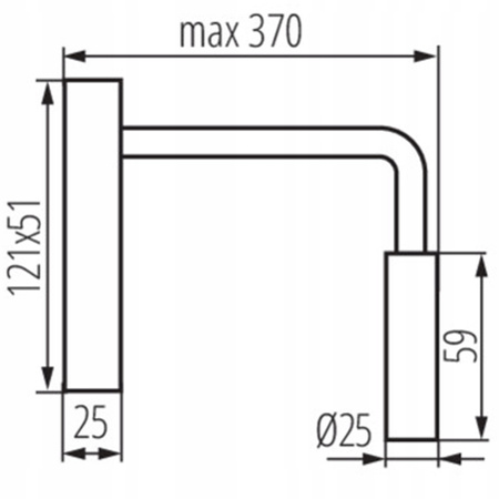 Noční světlo LED pro čtení s povrchovou montáží 3,3 W 145 lm 3000K teplá 30° bílá Tonil Kanlux