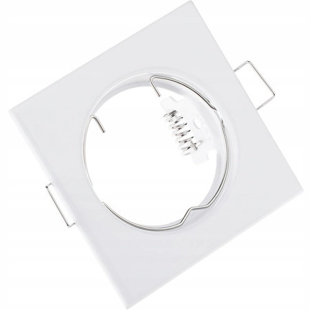 Halogenová Podhledové svítidlo GU10, MR16 Stálá Čtvercová Bílý Plech PAVO LUMILED