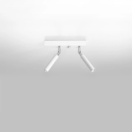 EYETECH stropní svítidlo 2xG9 Reflektor Halogenové svítidlo Pohyblivé 25cm Bílé SOLLUX