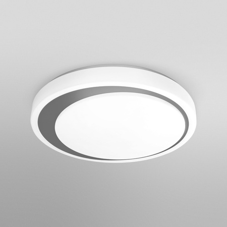 Plafon LED stropní svítidlo šedé ORBIS Moon 32W 3300lm Teplá bílá-Studená bílá 48cm SMART+ WiFi LEDVANCE