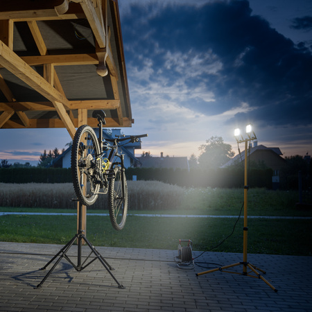 LED Reflektor Pracovní Lampa na Stativu 2x 50W, 4000K ZUNA LUMILED