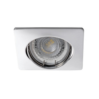 Podhledové svítidlo NESTA GU10/GU5,3 Square Movable Chrome KANLUX pro zápustnou montáž
