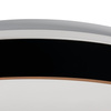 Plafond LED stropní panel Svítidlo pro povrchovou montáž 17,5W 945lm 4000K Neutral 120° Round Black Gold Soln Kanlux