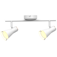 Nastavitelné stropní/nástěnné svítidlo 8.4W LED BERG 2 bílé 3000K GOLDLUX (Polux)