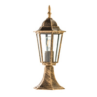 Venkovní zahradní svítidlo LANTERN E27 až LED IP44 Gold LO4104 Kobi