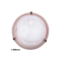 Plafond LED stropní svítidlo Povrchová montáž 2x E27 Beige Classic Alabastro Rabalux