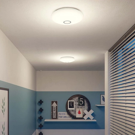 Plafond LED povrchová montáž MAUVE 6W 4000K 25cm kulatý se senzorem pohybu PHILIPS