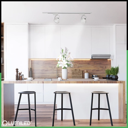 GU10 ES111 White VICTUS busbar light Lumiled jednofázové svítidlo pro přípojnice