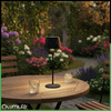 LED zahradní lampa stojící dekorativní noční stolek USB stmívatelný dotykový černý FIORA LUMILED