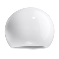 SOLLUX LED GLOBE E27 Nástěnné svítidlo Semi-circular lakované leskle bílé barvy