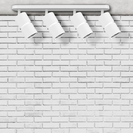 Nástěnná a stropní bodová svítidla 4x GU10 bílá stříbrná BAMBOO Sanico Goldlux