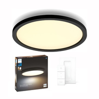 Povrchový LED panel Aurelle Black 21W CCT PHILIPS HUE Bluetooth + stmívač