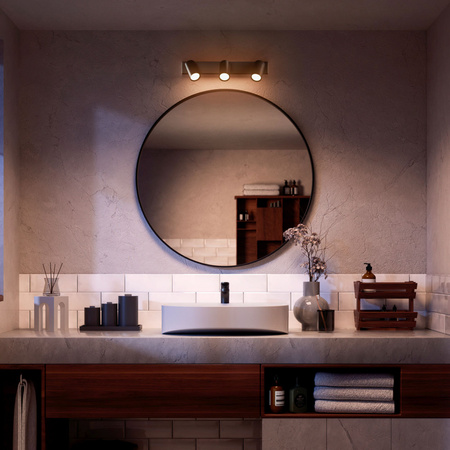 Reflektorové stropní svítidlo 3x GU10 IP44 černé Kosipo Philips