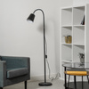 LED E27 černá s nastavitelnou výškou Kalso Lumiled Stojací lampa