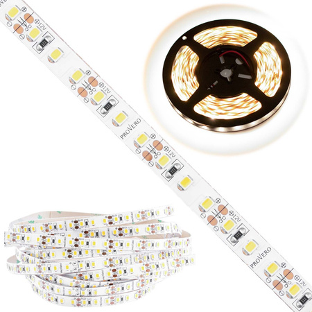 LED pásek 12V 72W 600LED 2835 neutrální bílá 8mm 5m