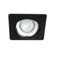 Kruhové podhledové svítidlo nastavitelné GU5.3 GU10 Square Black Nesta Kanlux Point Luminaire