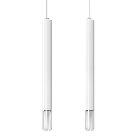 LED závěsné stropní svítidlo WEZYR 2xG9 White SOLLUX