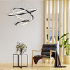 Závěsná lampa 60W 8000lm 4000K Neutrální 120° Černá LEA Sanico Goldlux