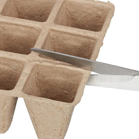 10x rašelinová paleta 3x4 15.5 x 11.5 cm pro výsev sazenic Prošívání Biologicky rozložitelný čtverec