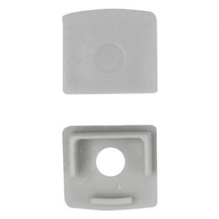 Hliníkový LED profil pro sádrokartonové desky REGIPS dlaždice eloxovaný 1m s matným difuzorem pro LED pásky + koncovky GN Ecolight series