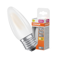 LED žárovka B35 Candle E27 5,5W = 60W 806lm 2700K Warm 300° Retrofit Filament CLASSIC Osram