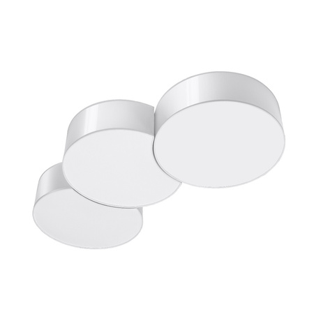 Stropní světlo SOLLUX CIRCLE 3A 6xE27 Plafond White pro povrchovou montáž