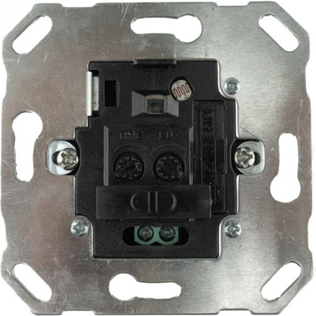 PIR pohybový a soumrakový senzor. zapuštěný. 160°. 9m. vnitřní pro box. černý