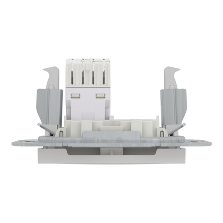 Počítačová zásuvka RJ45 kategorie 5e UTP bez rámu Bílá SCHNEIDER ASFORA