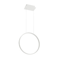 LED závěsné stropní svítidlo RIO 30W 3000K Overhang Circular 55cm White SOLLUX