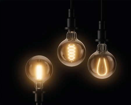 Dekorativní LED žárovka E27 G125 5.8W = 40W 470lm 2200K Teplá bílá 320° vlákno stmívatelné OSRAM Vintage 1906