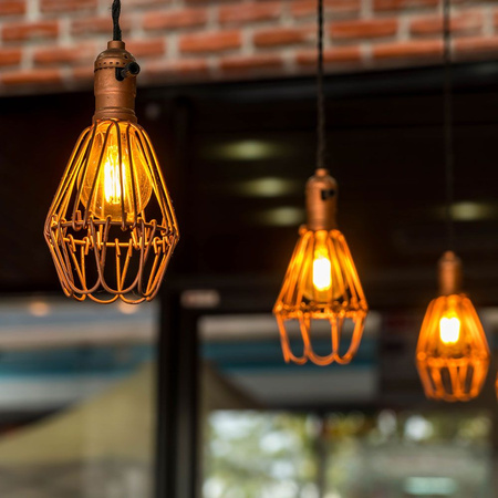 E27 A60 LED žárovka 10W = 74W 1050lm 2200K Jantarová 360° VIDEO