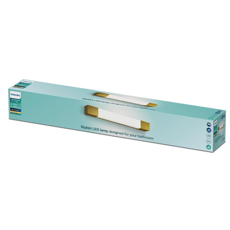 LED Světlo nad Zrcadlo 5W 730lm 2700K 44cm IP44 Měděná Rover Philips