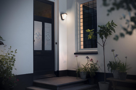 Zahradní lampa LED nástěnná lampa KISKADEE myGarden E27 IP44 Antracit PHILIPS