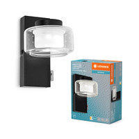 Nástěnné svítidlo LED koupelnové svítidlo 5,5W 350lm CCT černé IP44 Obris Ledvance