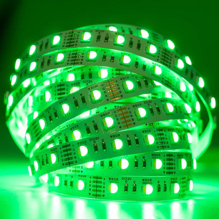 LED pásek 12V, 72W 300LED 5050 RGB + Studená bílá 12mm 5m LUMILED