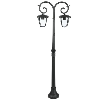 Zahradní lampa Lucerna 2xE27 vysoká 141CM černá VT-738 V-TAC