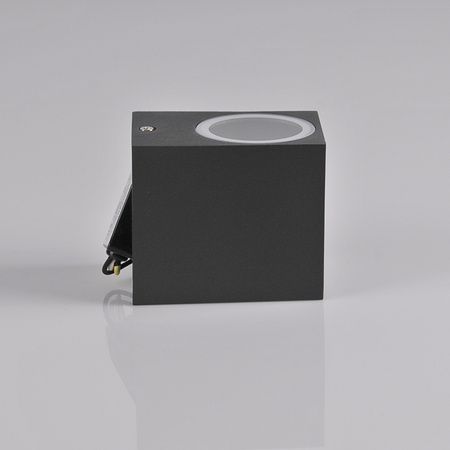 Venkovní zahradní nástěnné svítidlo s LED 1x GU10 BOSTON GOLDLUX (Polux) ALUMINIUM GRAY