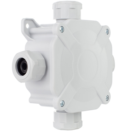 Hermetická instalační krabice pro povrchovou montáž PG16 75x75x33mm Splitter s tlumivkami Šedá PAWBOL